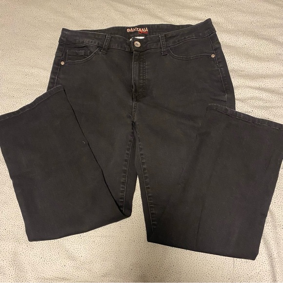 Straight Leg Black Denim Jeans - Picture 8 of 8